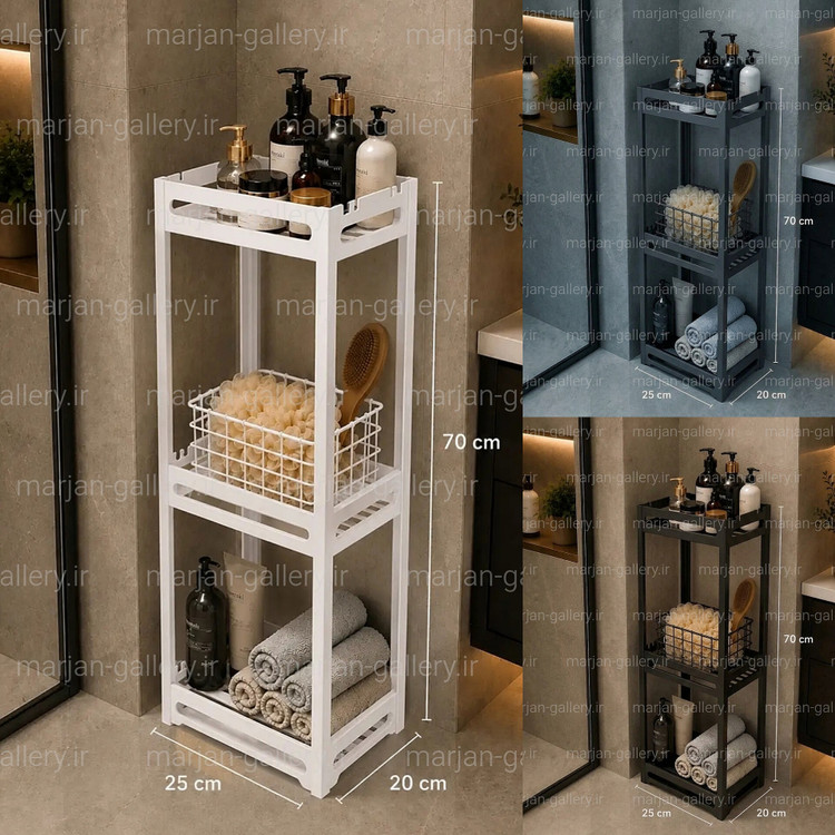استند 3 طبقه فلزی ایستاده پیک کد A03-سه تنوع رنگ